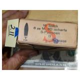 8mm M.30 Scharfe 10rnds On Strip Clips