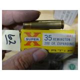 35 Rem Super X Box w/ Single Brass Casing