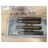 9.3x62 Head Stamps 4rnds