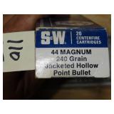 S&W 44 Mag 240gr JHP 20rnds