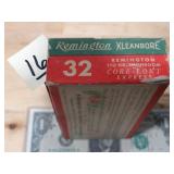 Vintage 32 Remington 170gr Mushroom 20rnds