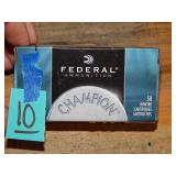 Federal Ammo 50rnds 22LR 40gr Solid
