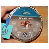 H&N Sport Baracuda Power 300ct .177 10.65gr Pellet