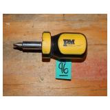 Popular Mechanics Multi Bit Stubby Screwdriver