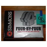 Simmons Four-By-Four Rings For Rifles/ Pistols