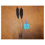 2ct Aluminum Pistol Crossbow Bolts