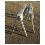 Set of Aluminum Saw Horses