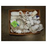 Flat of  Various 1' PVC Fittings