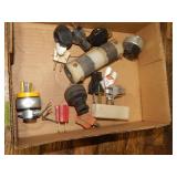 Flat of Plug Ends & Misc. Electrical