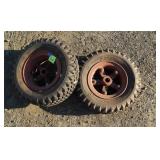 2ct Good Year Tractor Tires 7' x 4'