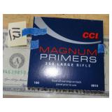 CCI #250 Lg Rifle Mag Primers 100ct