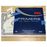 CCI #500 Sm Pistol Primers 100ct
