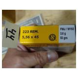 Sellier & Bellot 223 Rem 55gr 20rnds