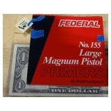 Federal No. 155 Lg Magnum Pistol Primers 100ct