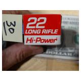 Federal 22 Hi-Power LR 50rnds