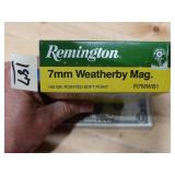 Remington 7mm WBY Mag 140gr PSP 20rnds