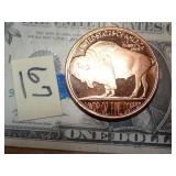 1oz Copper Round