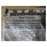 Deep Conceal Carry Holster Autos, Revolers 4-7'