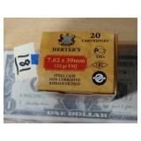 Herter's 7.62x39 122 FMJ 20rnds