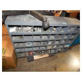 Cabinet w/ Misc. Hardware-Screws, Bolts, Misc. NS