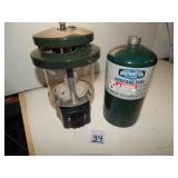 Coleman Lantern w/ Propane Tank