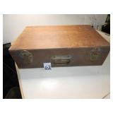 Vintage Wood Breifcase Style Box NO SHIPPING