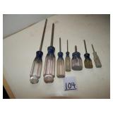 Craftsman Phillips Screwdriver Set-Clear/ Blue