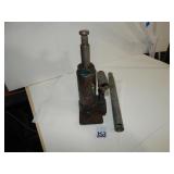 Hydraulic Bottle Jack 1.5 Ton-Green, Vintage