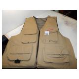 Stearns Fishing Life Vest Tan Sz L/ XL