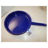 Blue Enamel 10' Camping Frying Pan