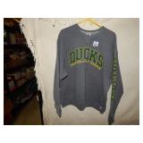 Oregon Ducks Crewneck Sweater Gray Sz XL