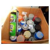 Box of Misc. Spray Cans NO SHIPPING