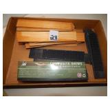Flat of Shims Wood & Plastic