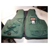Stearns Fishing Life Vest Green Sz L/ XL