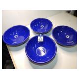 4ct Blue Enamel Camp Bowls