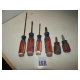 Craftsman Flat Head Screw Driver Set