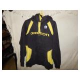 Oregon Ducks Hoodie Black/ Yellow Sz L