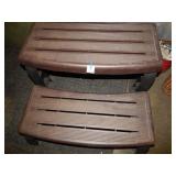 Large Plastic Steps Black/ Brown NO SHIPPING