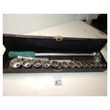 Pittsburgh Socket Set w/ Ratchet & Extension
