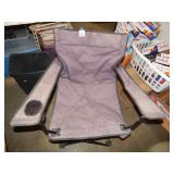 Folding Camp Chair w/ Storage Net Under Seat NS