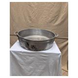 VINTAGE 28 QUART ALUMINUM BRAZIER