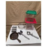 ASSORTED UTENSILS / KITCHEN SUPPLIES