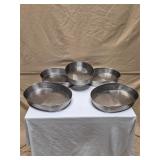 STAINLESS STEEL OVAL SERVER PLATTERS
