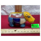 RAKU Pottery Hippopotamus-not signed