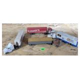 Vtg ERTL Diecast Toy Semi Trucks