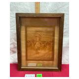 Vtg Lucid Lines Glass Photo