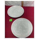 Vtg Frankoma Christmas Plate