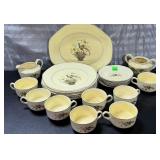 Vtg. Salem 'Antique Ivory' Bird of Paradise