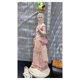 Vtg Victorian Lady Lamp