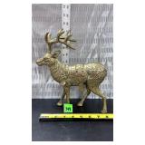 Vintage Brass Deer, heavy